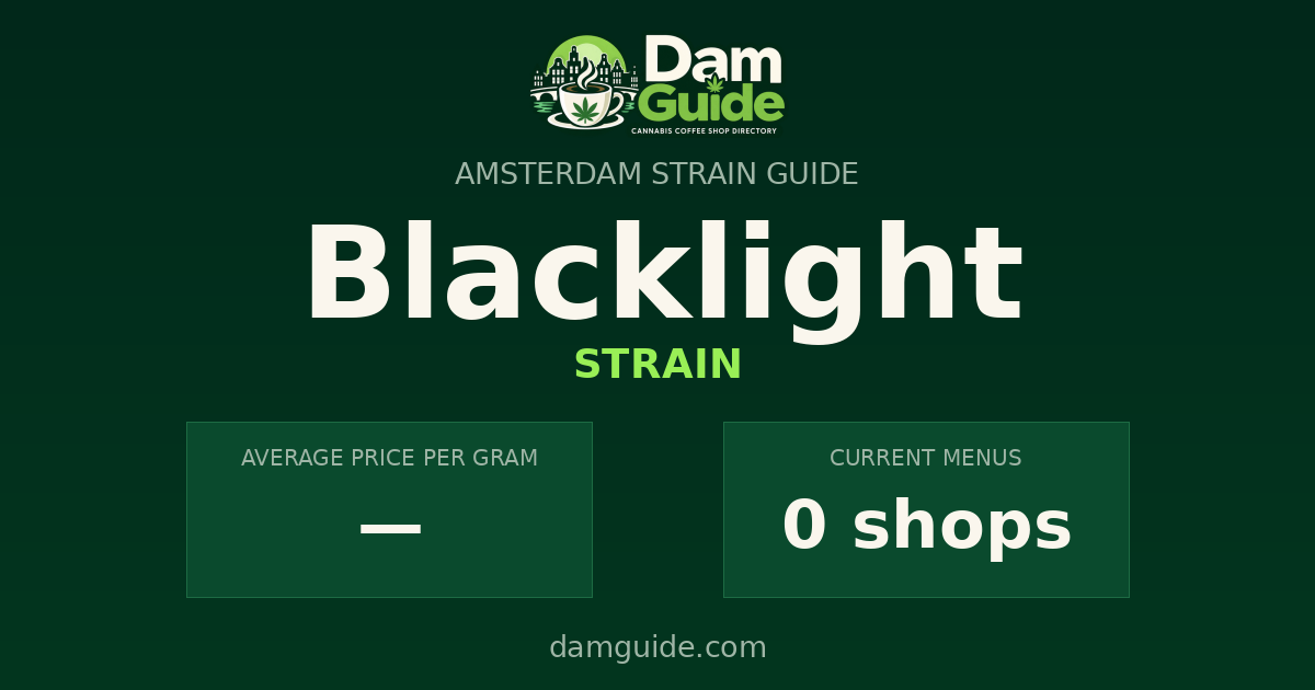 Blacklight: average price and number of shops