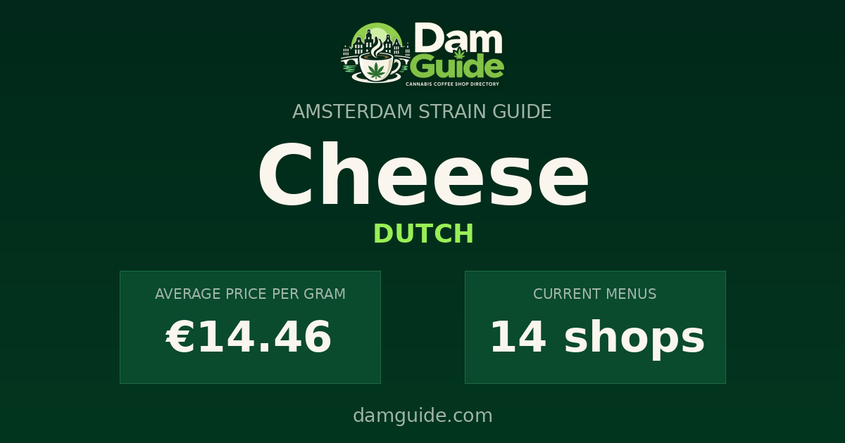 Cheese: average price and number of shops