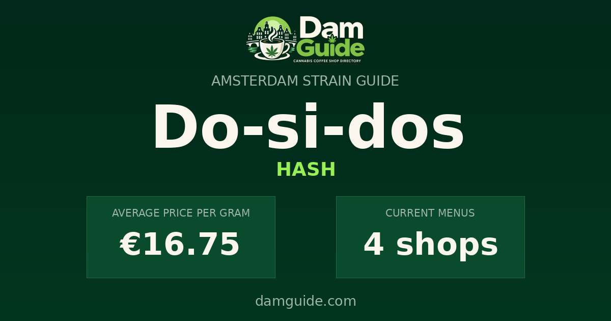 Do-si-dos: average price and number of shops