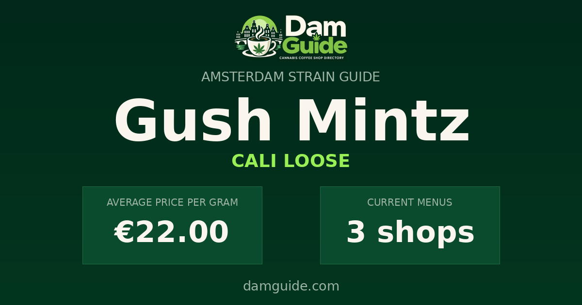 Gush Mintz: average price and number of shops