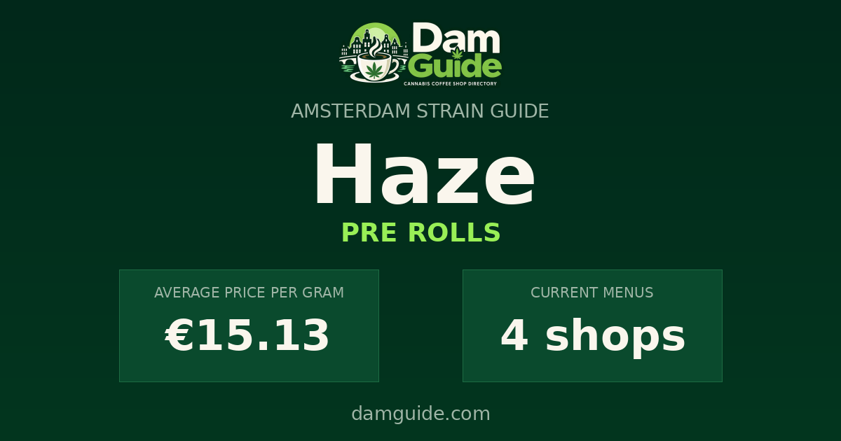 Haze: average price and number of shops