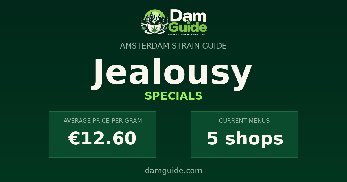 Jealousy: average price and number of shops