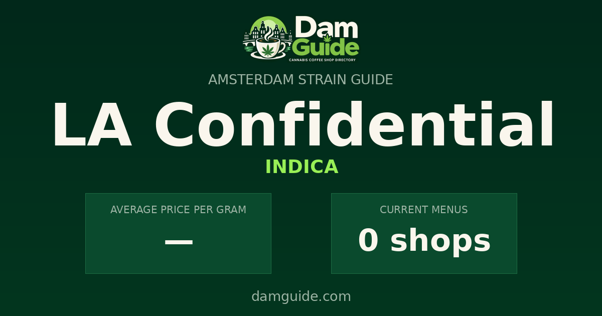 LA Confidential: average price and number of shops