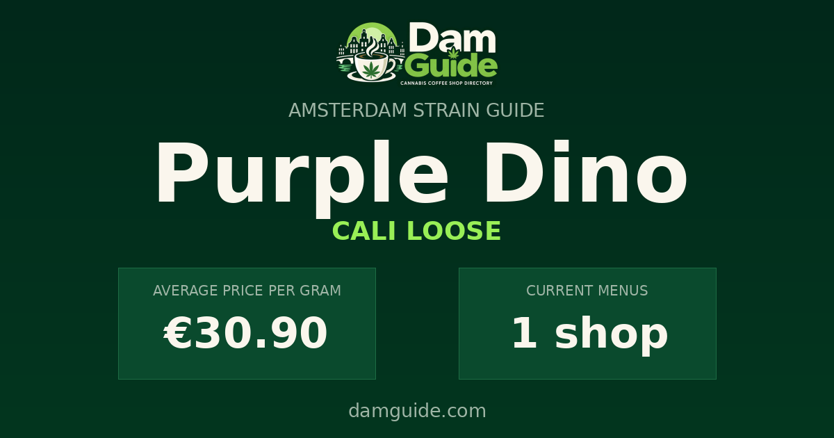 Purple Dino: average price and number of shops