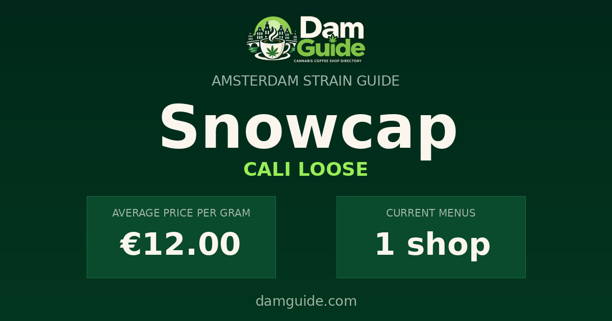 Snowcap: average price and number of shops