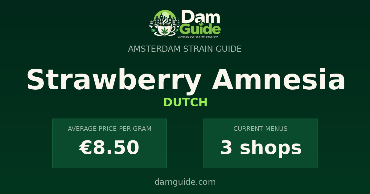 Strawberry Amnesia: average price and number of shops