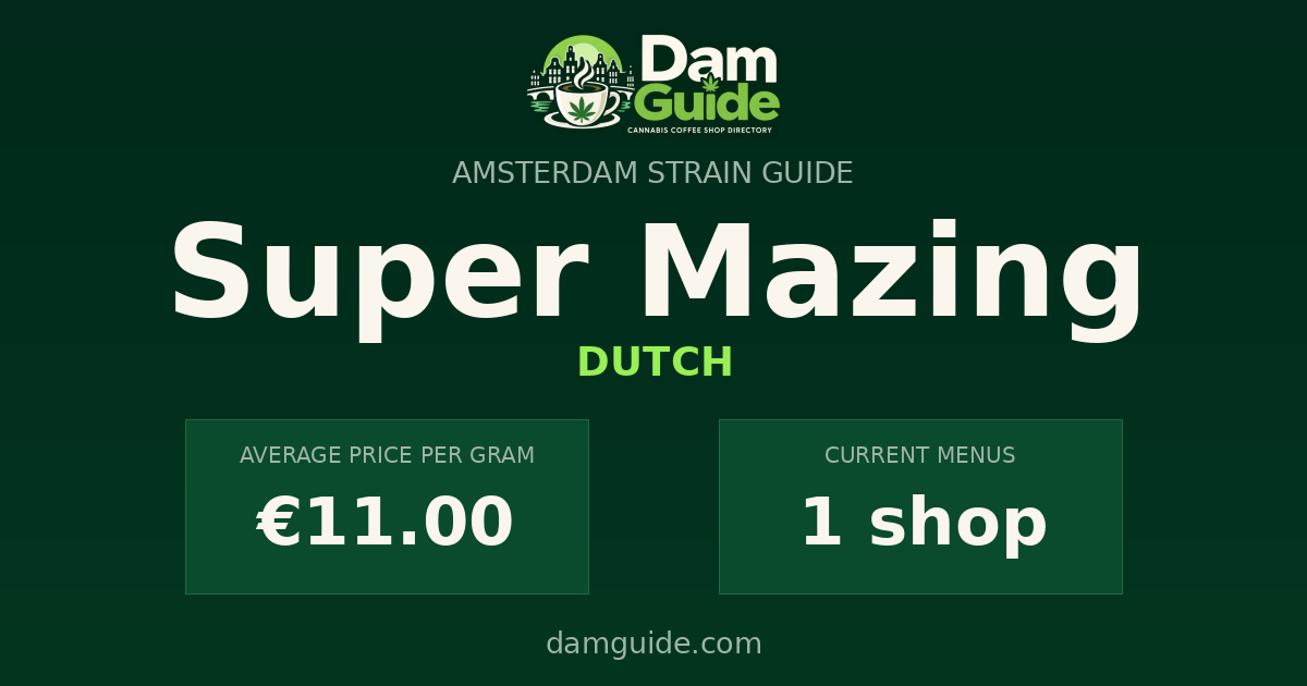Super Mazing: average price and number of shops