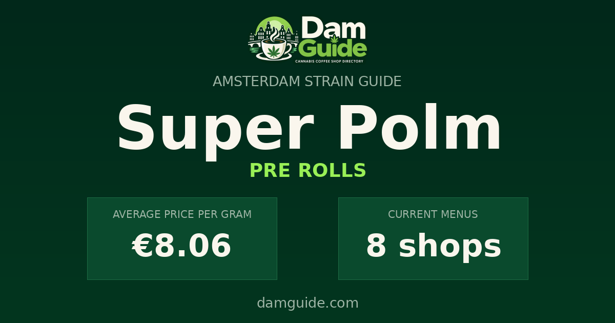 Super Polm: average price and number of shops