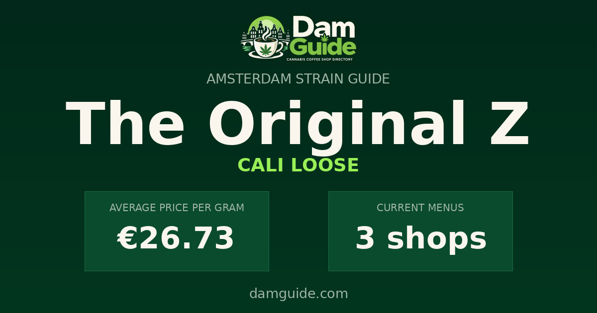 The Original Z: average price and number of shops