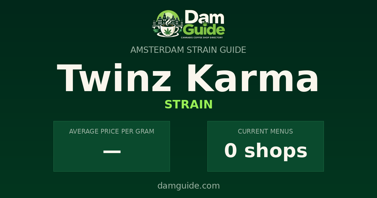 Twinz Karma: average price and number of shops