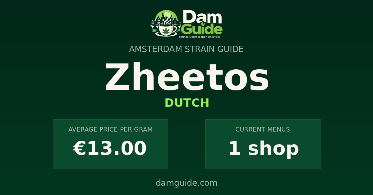 Zheetos: average price and number of shops